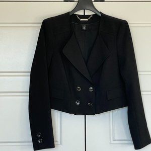White House Black Market Cropped Jacket, size 12